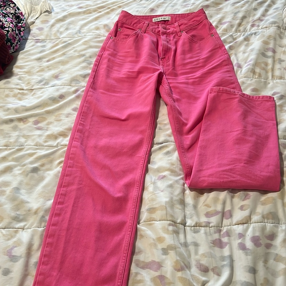 Primark wide pants size 0 pink